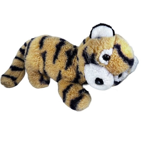 Dakin Plush Tiger Vintage 1989 Stuffed Animal Toy Jungle Cat Korea - Picture 2 of 8